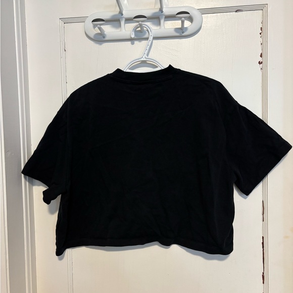 Nike Black Cropped T-Shirt XL | Boxy Fit | Like New - Picture 3 of 6